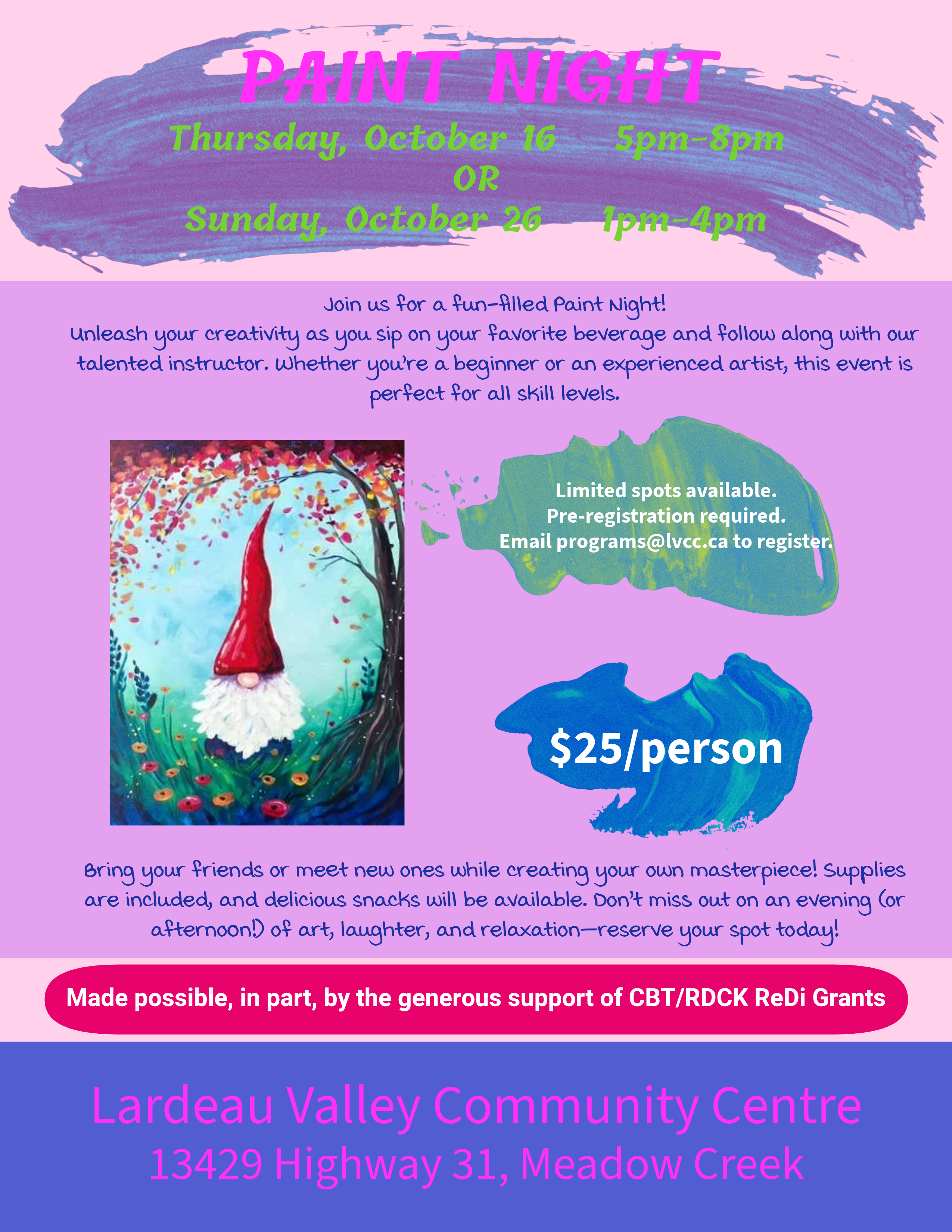 Paint Night - October 16, 2025